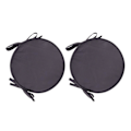 Miniatyrbilde 1 av 5: Puter Uteplass Hjem Innendørs/utendørs Stolputer Ro Sete Fortykket Spisestue Stol Pute Ro krakk Dark Grey 2pcs