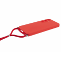 Pikkukuva 4 / 4: Samsung Galaxy A55 5G phone case TPU-kumipäällysteinen cover ja kaulanauha - punainen Red Style E Samsung Galaxy A55 5G