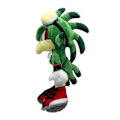 Miniatyrbillede 3 af 4: Ondskabsfuld Sonic Plyslegetøj Sonic Fyldt Plysdukke Mørk Sonic Plys Fra Populære Sonic Spil Gave Til Fans Green