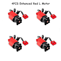 Miniatyrbillede 1 af 5: Moc Power Functions Motorpakke M/l/xl/servo Motor Mould King Forbedret Aa Aaa Batteriboks Tekniske Dele Diy Bil Lastbil Power Up 4 L red