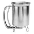 Miniatyrbilde 1 av 3: Profesjonell pannekakebatteridispenser i rustfritt stål - Perfekt for baking, cupcakes, muffins, pannekaker, vafler, 800 ml