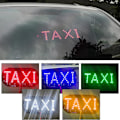 Miniatyrbilde 2 av 5: Taxi Led Nummerskilt Billys Frontrute Førerhusindikator Innvendig Signallampe Blue