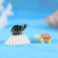 Miniatyrbillede 5 af 5: 20 stk. Miniature Skildpadde Figur af Harpiks