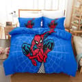 Spider-Man 3D-tryckt sängklädesset Påslakan Örngott Barnpresent 225X225cm
