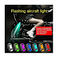 Miniatyrbild 2 av 5: 4 st 7 färger Drone Strobe Light USB Led Anti-kollision Bike Tail Drone Nattfluga Mini Signal Blinkande varningsljus