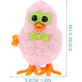 Miniatyrbild 2 av 5: 6 st Uppdragbara Kycklingar Påsk: Plast Påsk Plysch Kyckling Små Uppdragbara Påskkycklingar för Påskägg Kalas Favörer