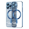 Miniatyrbilde 1 av 3: Magnetisk gjennomsiktig deksel som er kompatibel med Iphone 14/plus/pro/pro Max beskyttelsesveske Blue iPhone14 Pro