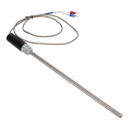 Miniatyrbild 2 av 5: M12 Sond Typ Termoelement K Typ Rostfritt stål Temperatursensor Temperaturprob1m