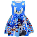 Miniatyrbilde 1 av 6: Sonic Jentekjole Jenter Sløyfekjole 130