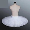 Miniatyrbillede 2 af 5: Professionel Platter Tutu Sort Hvid Rød Ballet Dansekostume Til Kvinder Tutu Ballet Voksen Ballet Dansenederdel Med Undertøj Pink XXL