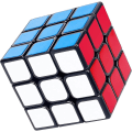 Miniatyrbilde 1 av 4: Profesjonell Speed ​​Cube 3x3x3, slitesterk glatt hjerneutvikling Barneleker Pedagogiske leker Puslespill Bærbare for voksne (standard)