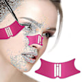 Miniatyrbillede 2 af 5: 3 stk. Næse Kontur Eyeliner Stencils, 4 i 1 Silikone Eyeliner Stencils Næseskygge Stencil Kvinde Makeup Hjælpeværktøj Begyndere Applikator Guide Værktøj