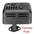 Miniatyrbilde 2 av 5: Eksoslyddempersystem varmeskjold for Honda Gx110 Gx120 Gx140 Gx160 Gx200