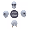 Miniatyrbillede 6 af 8: Grå Alien Maske Ujordisk Latex Halloween Gys Gris