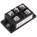 Miniatyrbild 3 av 5: Mds150a 3-fas Diod Bridge Likriktare 150a Amp 1600v Koppar 150 Celsius 80x40x33mm Case Diod black