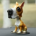 Bobble Head Hundar Nickande Huvuden Bilinstrumentbräda Valp Bildekoration (boxer) Xq-a228