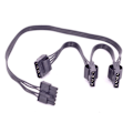 Miniatyrbillede 3 af 5: 5pin 1 til 3 perifer 4 ben Molex Ide 5p Psu strømforsyningskabel til V550 V650 V700 V750 V850 V1000