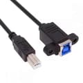 Miniatyrbillede 4 af 5: USB 3.0 Type-B Hun til USB 2.0 Type-B Han Kabel 30cm