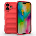 Kompatibel med iPhone 16 Plus-deksel Robust TPU Støtsikkert Mobiltelefondeksel Red