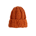 Miniatyrbillede 10 af 11: Strikket Beanie til Kvinder Vinter Ensfarvet Simpel Tyk Hue Udenrigshandel Varmt Ørebeskyttelse Beanie Coff Coffee Average size