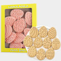 Miniatyrbild 1 av 5: 10 st/set Påskkakformar, kakform med stämplar, 3D-kakstämplar för påskkakor, snacks, choklad, bakning, köksredskap