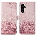 Miniatyrbild 1 av 5: För Samsung Galaxy A35 Läderfodral Case printed Folio Cover Marmor Pink gold Style B Samsung Galaxy A35 5G