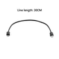 Miniatyrbillede 3 af 5: Type C til Micro B USB-kabel 1m til tablets smartphones digitalkameraer med vendbart stikdesign