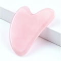 Miniatyrbillede 5 af 5: Gua Sha Jade Rose Quartz - Pink Face Board til ansigtsmassage