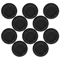 Pikkukuva 4 / 4: 10 kpl Säästölaatikon Tulppa Sikoina Pyyhkijä Kumitulppa Pyöreä Tulppa Vaihto Black 3.8X3.8X0.5CM