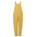 Pikkukuva 5 / 5: Naisten haalarit Dungarees Romper Baggy Playsuit puuvillainen pellava haalari Green S