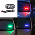 Miniatyrbilde 4 av 5: Taxi Led Nummerskilt Billys Frontrute Førerhusindikator Innvendig Signallampe Red