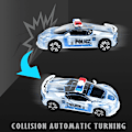 Pikkukuva 4 / 5: Poliisiauto lelu valoilla ja äänellä, 1:36 mittakaava autolelu pojille ja tytöille (Poliisiauto)