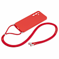 Pikkukuva 2 / 4: Samsung Galaxy A55 5G phone case TPU-kumipäällysteinen cover ja kaulanauha - punainen Red Style E Samsung Galaxy A55 5G
