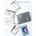 Miniatyrbillede 5 af 5: USB 2.0 til PC ATA PCMCIA Adapter Flash Disk Hukommelseskortlæser Kompakt Konverter