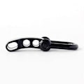 Miniatyrbilde 3 av 5: 10 stk. Paracord Armbånd Sjakkelspenne, Bueanker Sjakkel Lås D Sjakkel Klips Justerbar for Overlevelsesarmbånd Black