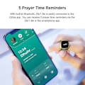 Pikkukuva 2 / 5: Älykäs Tasbih Tally -laskurisormus muslimeille Zikr Digital Tasbeeh 5 -rukousaika