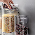 Miniatyrbilde 4 av 4: Korniv dispenser for tørr mat, kaffebønner, oppbevaringsbeholder, veggmontert M