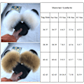 Miniatyrbillede 6 af 6: Kvinder Komfortable Fluffy Faux Fur Flat Sliders Slippers Sandaler Khaki 41