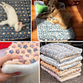 Miniatyrbillede 3 af 5: Hunde- og Katteplaid til Efterår og Vinter - Soveunderlag til kæledyr - Tilbehør til kæledyrsenge
