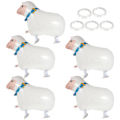Miniatyrbilde 2 av 3: 5 Stk Oppblåsbare Walker Saueballonger Dyreballonger Vandrende kjæledyrballonger