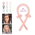 Pikkukuva 1 / 6: Lämpötön kiharrin, Heatless Curling, Kihara hiukset ilman lämpöä, Kit pink
