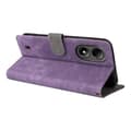 Miniatyrbilde 4 av 5: For ZTE Blade A33S Leather Case RFID Blocking Phone Cover with Strap - Green Multicolor Purple