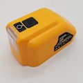 Miniatyrbillede 5 af 5: 1/2 stk erstatning Dcb090 Strømkilde til Dewalt 20v Max 18v batteriadapter med usb og type c led arbejdslys A902