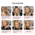 Pikkukuva 3 / 6: Lämpötön kiharrin, Heatless Curling, Kihara hiukset ilman lämpöä, Kit black