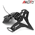 Miniatyrbilde 5 av 5: Høy kvalitet for Yamaha Mt-07 Fz-07 Fz07 Mt07 2014 2015 2016 2017 2018 2019 2020 2021 skiltplateholderramme med LED-lys