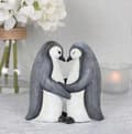 ArkiFACE Pingvinprydnad i harts, present till bröllop, årsdagar, Alla hjärtans dag