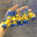 Pikkukuva 5 / 5: Söpö Despicable Me Minions 3D avaimenperä avaimenperä Cartoon Anime Auto Riippuva Laukku Riipus Lapset Lahja A