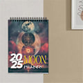Miniatyrbild 3 av 5: Månefas Kalender 2025 12 Månader Månefaser Väggkalender Månadskalender & Daglig Organiserare 2025 Väggkalender As Shown