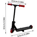 Miniatyrbillede 4 af 4: 9-delt Skatepark Kit Fingerboard, Mini Finger Skateboard og Rampe