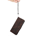 Miniatyrbild 4 av 5: Fodral för Samsung Galaxy S21 5G PU Läder Plånboksfodral med Korthållare Flip Folio Kompatibelt med Samsung Galaxy S21 5G Fodral Brown